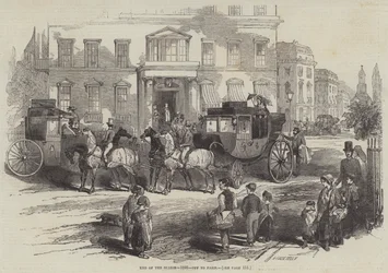 End of the Season, 1846, off to Paris